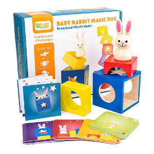 3D 아기토끼 마술상자 매직박스 퍼즐 공간능력 집중력 사고력향상 3D BABY RABBIT MAGIC BOX